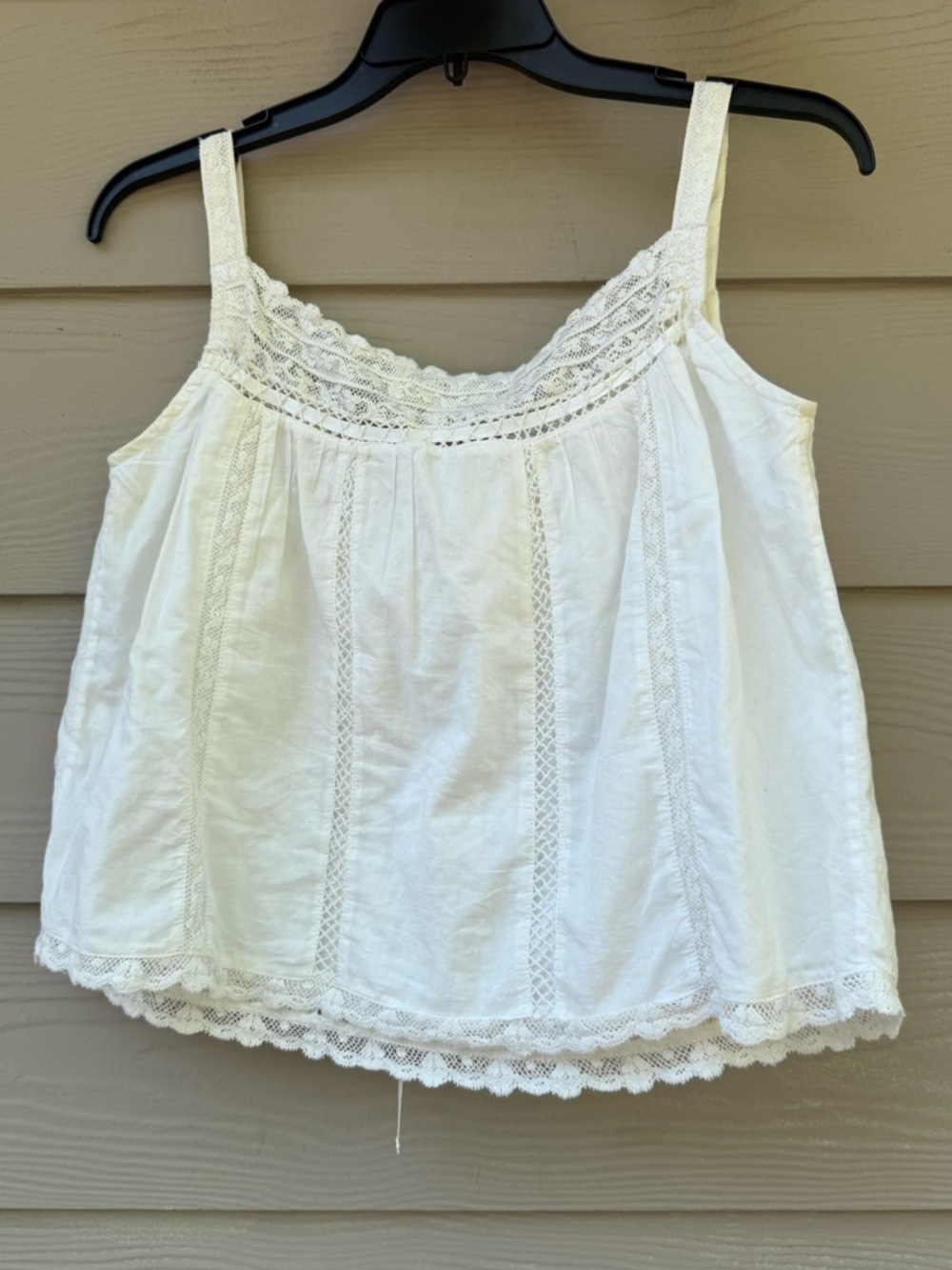 LoveShackFancy Lace Eyelet Camisole Top - Picture 9 of 16